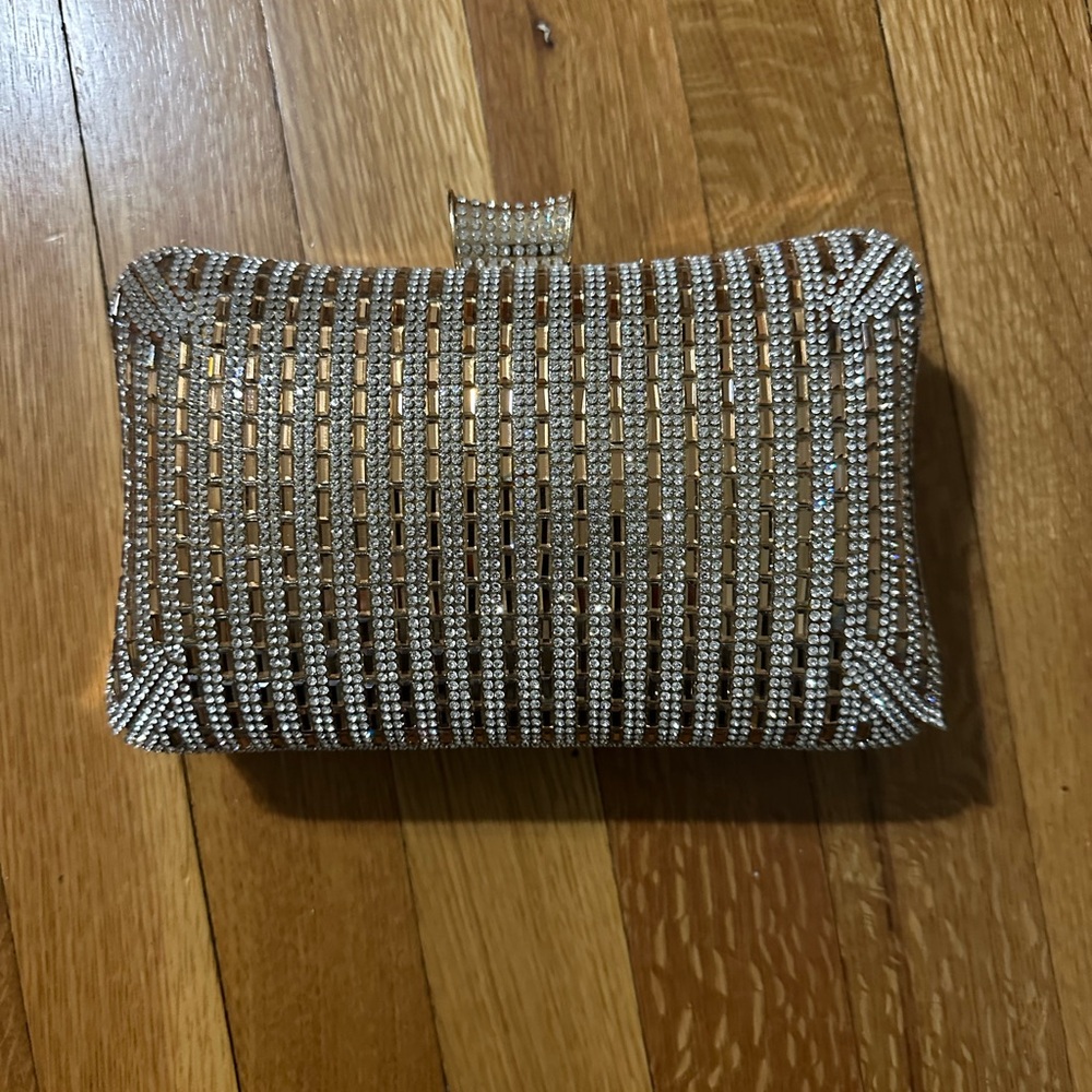 Elegant Gold Clutch Bag